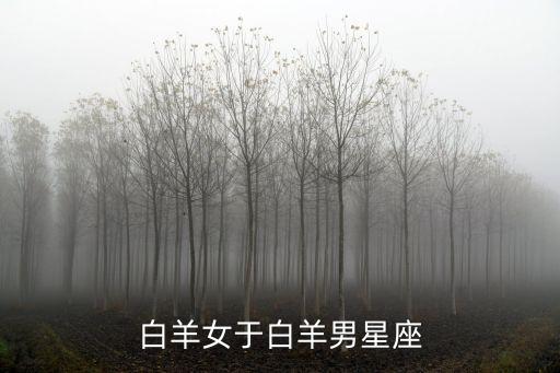 白羊女和白羊男，白羊座女生和白羊座男生配嗎