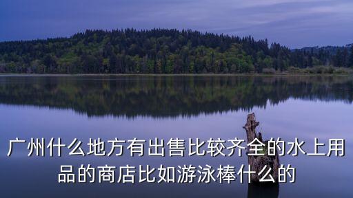 廣州像水上威尼斯一樣的商場，廣州什么地方有出售比較齊全的水上用品的商店比如游泳棒什么的