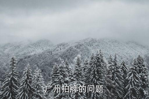 廣州需要拍牌嗎，大家好請問廣州轎車拍牌需要指標嗎我社保才兩個月居住證3