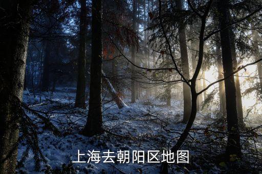 上海去朝陽區地圖