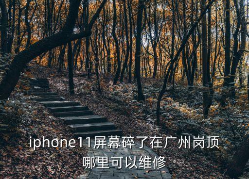 iphone11屏幕碎了在廣州崗頂哪里可以維修