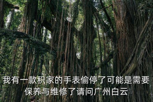 我有一款積家的手表偷停了可能是需要保養(yǎng)與維修了請(qǐng)問(wèn)廣州白云