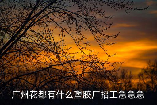廣州花都有什么塑膠廠招工急急急