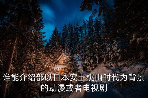 誰能介紹部以日本安土桃山時代為背景的動漫或者電視劇