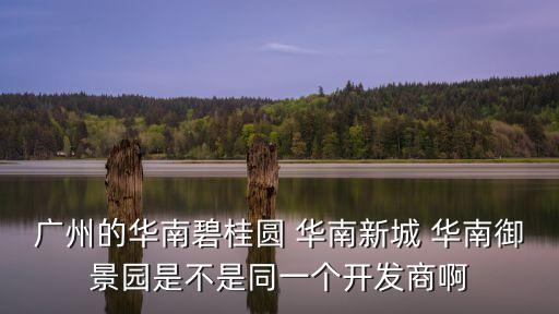 華御灣廣州房地產(chǎn)開發(fā)有限公司，愿景山水印象的開發(fā)商是誰靠譜嗎