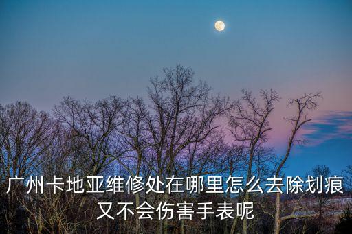 卡地亞維修點廣州地址在哪里，廣州卡地亞店鋪在哪里