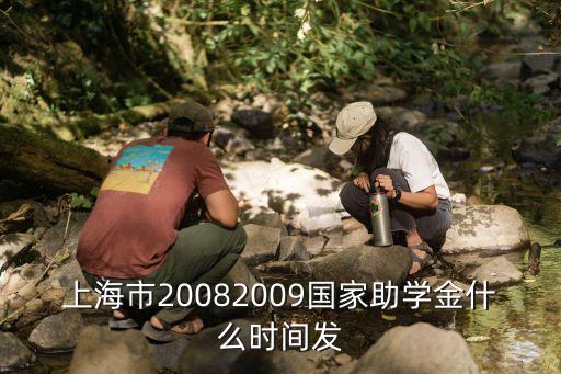 上海市20082009國家助學金什么時間發