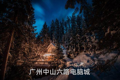 廣州中山6路 tnt，廣州中山六路電腦城