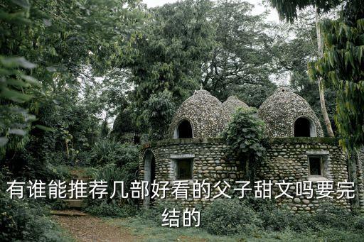 父與子小說，有誰能推薦幾部好看的父子甜文嗎要完結的