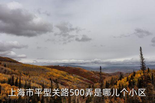 上海市光錢路500弄小區1區，上海市郵政信箱500001具體地址在哪個區