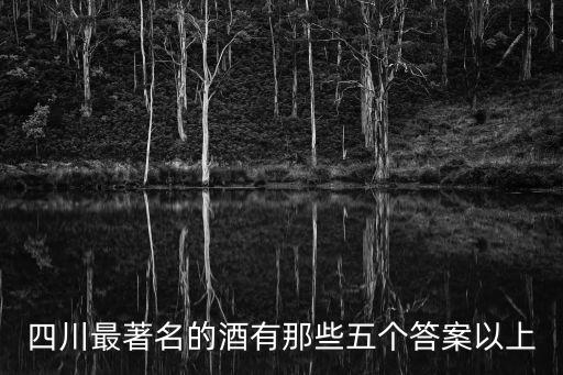 四川的酒，四川最著名的酒有那些五個答案以上