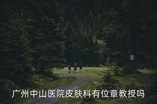 廣州中山醫院皮膚科有位章教授嗎