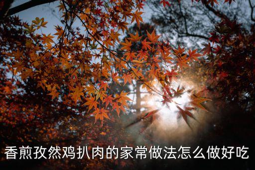 煎雞扒，懶人快手煎雞扒的做法懶人快手煎雞扒怎么做