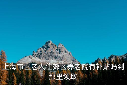 上海市區內老年人有補貼嗎，退休回滬了現在想問是否享受本次上海市退休人員的工資補貼