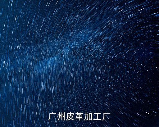 廣州東泓皮革廠，廣州哪里有皮衣廠