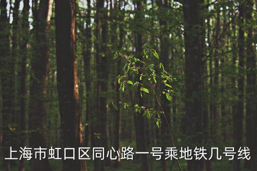 上海市虹口區(qū)同心路一號(hào)乘地鐵幾號(hào)線