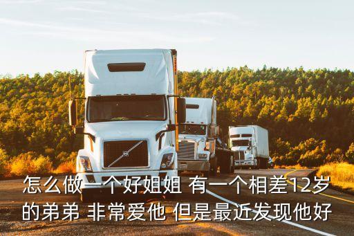 上海市相差12歲的姐弟戀，怎么做一個好姐姐 有一個相差12歲的弟弟 非常愛他 但是最近發(fā)現(xiàn)他好