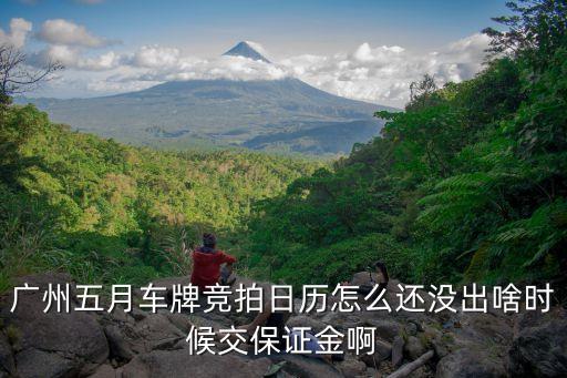 廣州五月車牌競拍日歷怎么還沒出啥時候交保證金啊