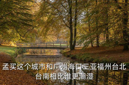 孟買這個城市和廣州海口三亞福州臺北臺南相比誰更潮濕