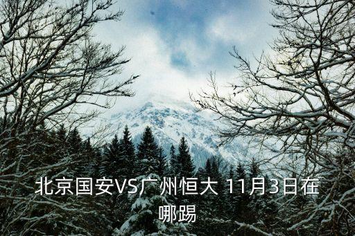北京國(guó)安VS廣州恒大 11月3日在哪踢