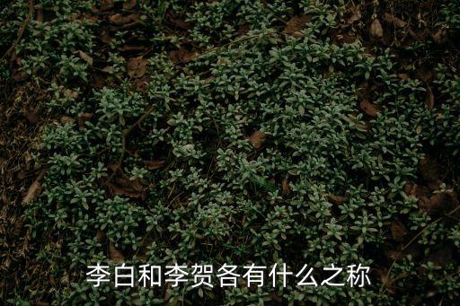 李賀有什么之稱，李賀素有什么之稱