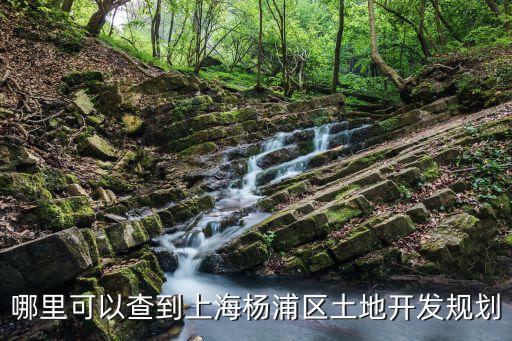 哪里可以查到上海楊浦區土地開發規劃