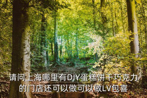 請問上海哪里有DIY蛋糕餅干巧克力的門店還可以做可以做LV包喜
