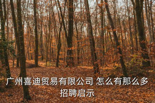 廣州喜仁科技有限公司招聘，廣州招聘信息