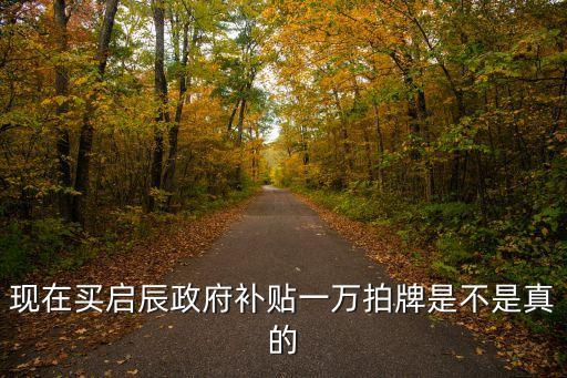東風(fēng)日產(chǎn)廣州拍牌補(bǔ)貼1萬，現(xiàn)在買啟辰政府補(bǔ)貼一萬拍牌是不是真的
