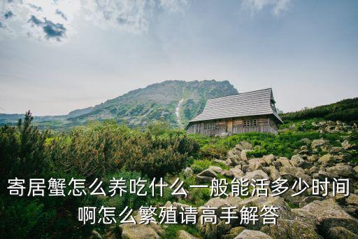 寄居蟹怎么養(yǎng)吃什么一般能活多少時間啊怎么繁殖請高手解答