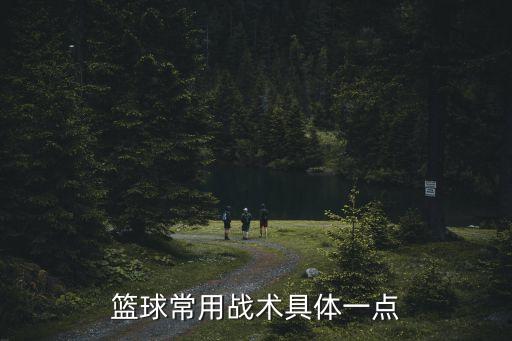 籃球常用戰術具體一點