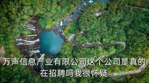 萬聲信息產(chǎn)業(yè)有限公司這個(gè)公司是真的在招聘嗎我很懷疑