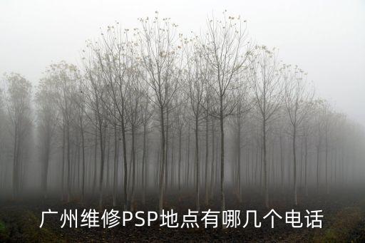 廣州維修PSP地點有哪幾個電話