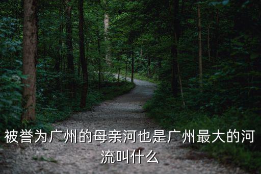 廣州的母親河也是廣州最大的河流叫什么，廣州的母親河是哪條河