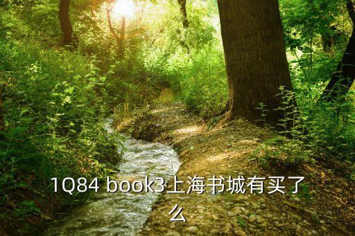 1Q84 book3上海書城有買了么