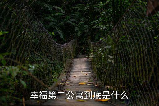 幸福第二公寓到底是什么