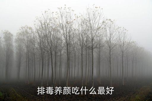 排毒養(yǎng)顏吃什么最好