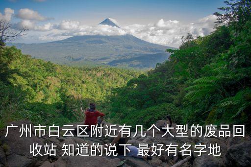 廣州市白云區(qū)附近有幾個(gè)大型的廢品回收站 知道的說(shuō)下 最好有名字地
