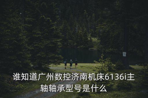 廣州數控jk6135主軸軸承，誰知道廣州數控濟南機床6136i主軸軸承型號是什么