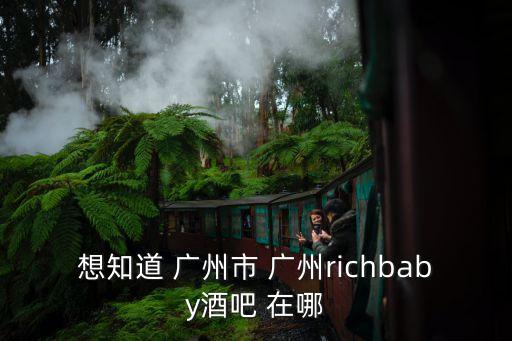 想知道 廣州市 廣州richbaby酒吧 在哪