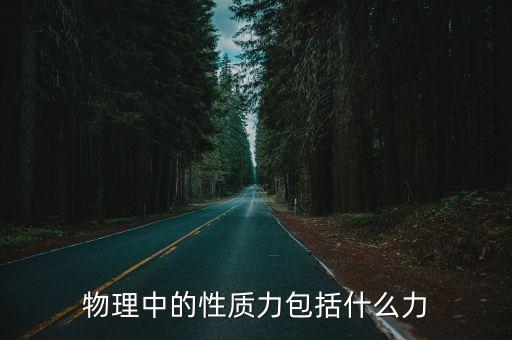 物理中的性質力包括什么力