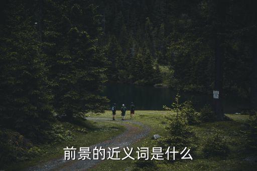 前景的近義詞，前途的近義詞
