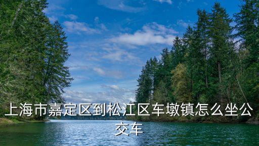上海市嘉定區(qū)到松江區(qū)車墩鎮(zhèn)怎么坐公交車