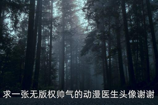 求一張無(wú)版權(quán)帥氣的動(dòng)漫醫(yī)生頭像謝謝