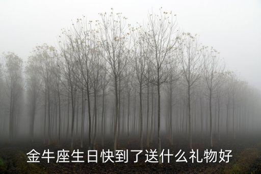 金牛座生日快到了送什么禮物好