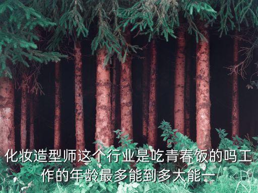 化妝造型師，化妝造型師這個行業是吃青春飯的嗎工作的年齡最多能到多大能一