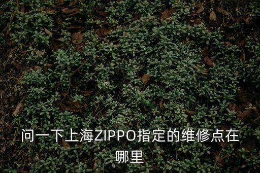 問(wèn)一下上海ZIPPO指定的維修點(diǎn)在哪里