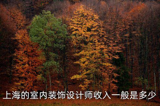 上海市裝飾基本工資，上海的裝潢工資是多少