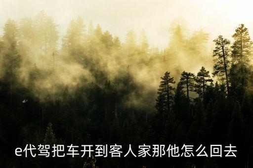 廣州e代駕坐什么車回去，e代駕師傅是用什么車