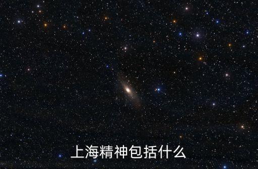 上海精神包括什么